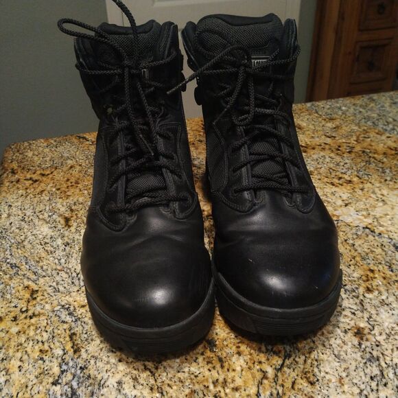 Magnum Stealth Force 6.0 SZ Composite Toe Work Boots Black Leather Mens 13 EUC main image 14